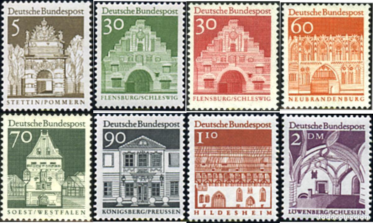Sellos: 793387 MNH ALEMANIA FEDERAL 1966 EDIFICIOS HISTORICOS