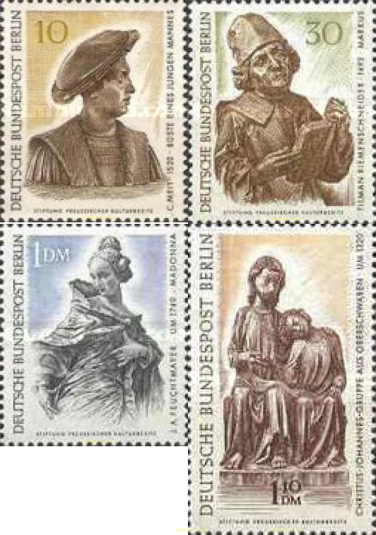 Sellos: 793386 MNH ALEMANIA. Berl&iacute;n 1967 TESOROS DE LOS MUSEOS
