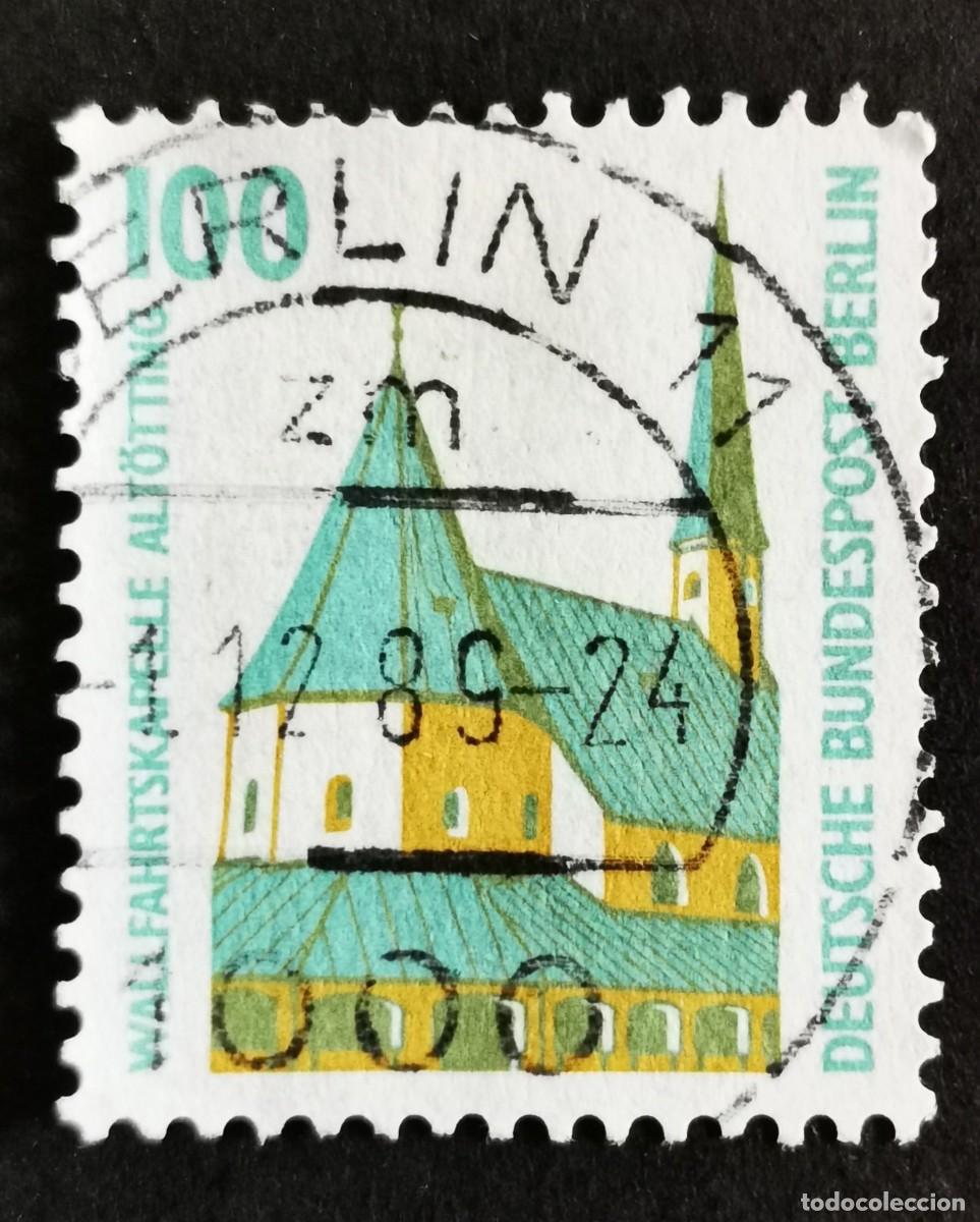 Sellos: Sello Alemania Berl&iacute;n 1989, Ermita de Alt&ouml;tting, 100 Pf. Michel: DE-BE 834A