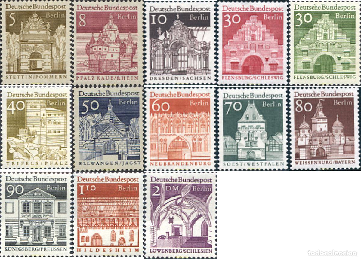 Sellos: 793388 MNH ALEMANIA. Berl&iacute;n 1966 EDIFICIOS HISTORICOS