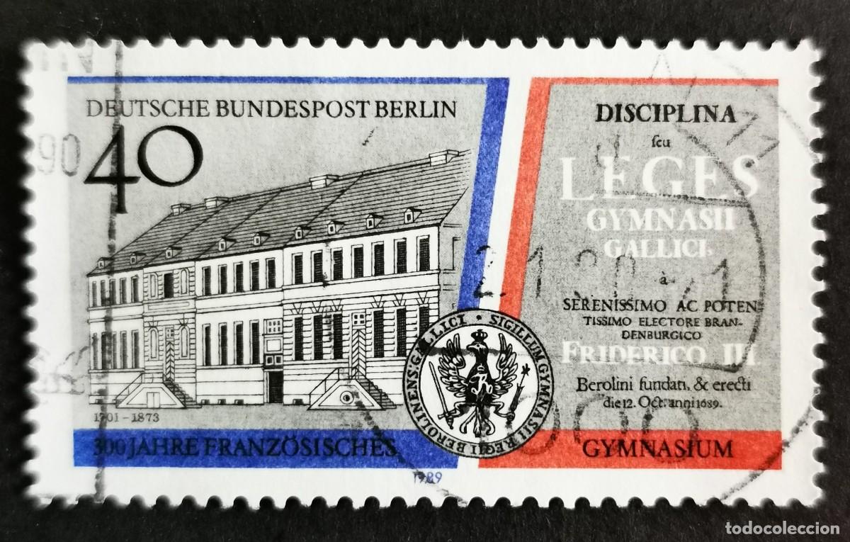 Sellos: Sello Alemania Berl&iacute;n 1989, Antiguo edificio escolar, 40 Pf. Michel: DE-BE 856