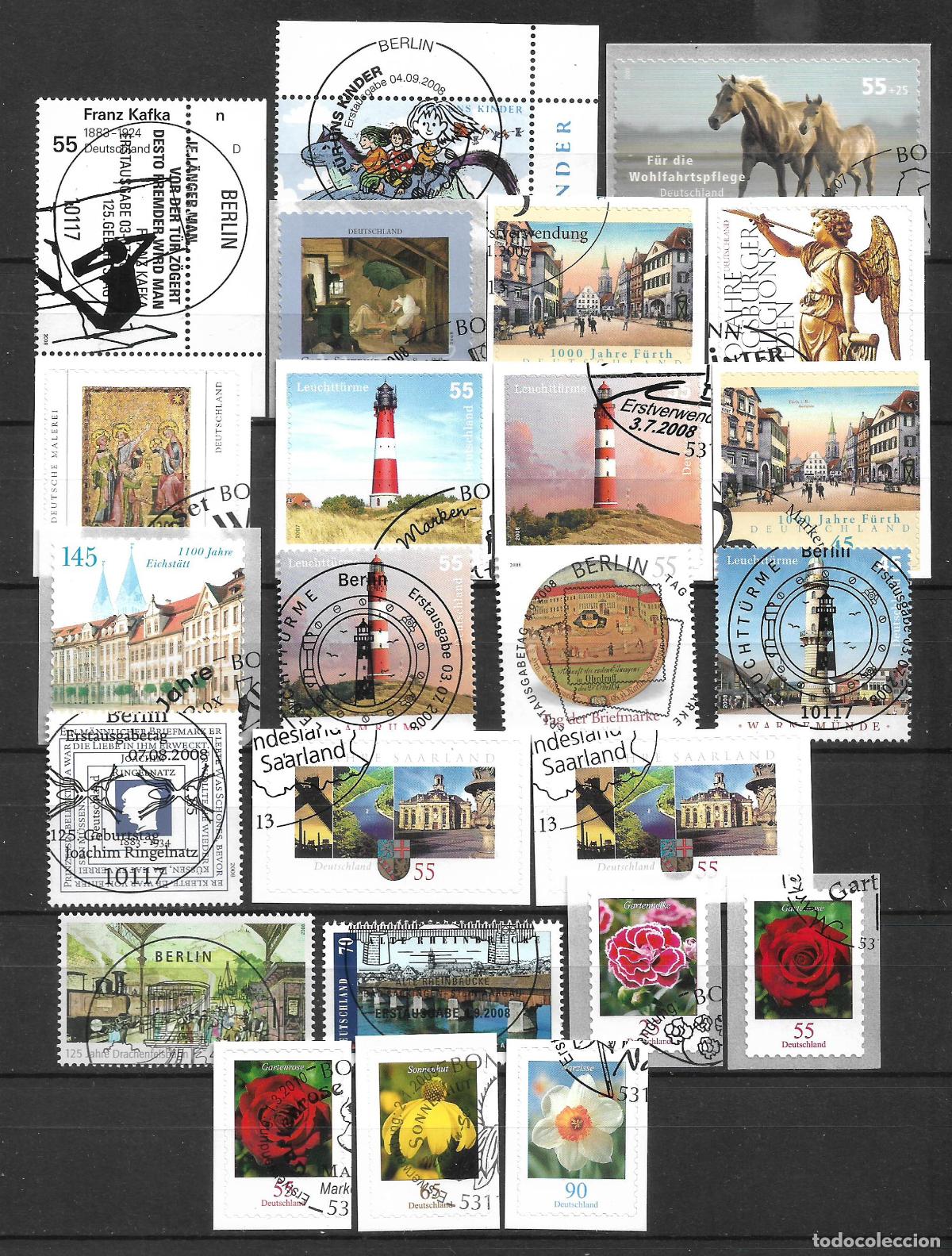 Sellos: alemania 2008 lote 24 sellos usados - 1/31
