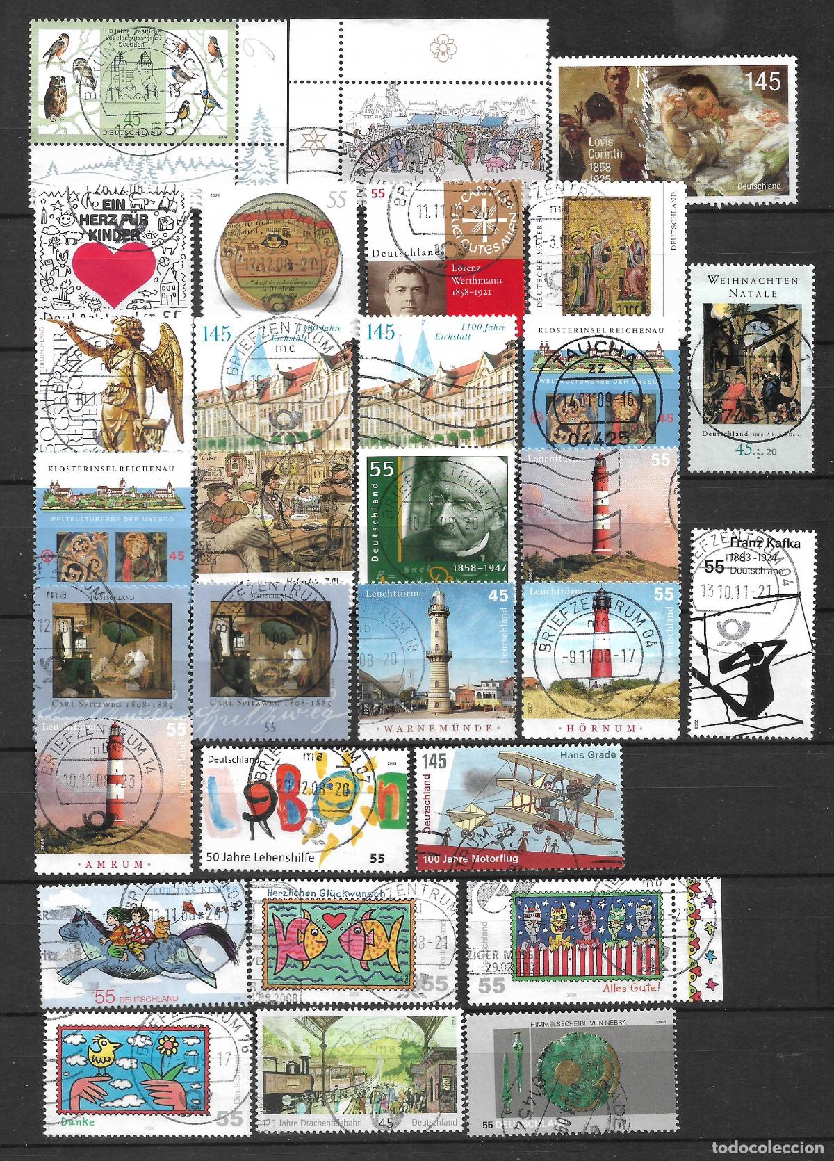 Sellos: alemania 2008 lote 30 sellos usados - 1/31