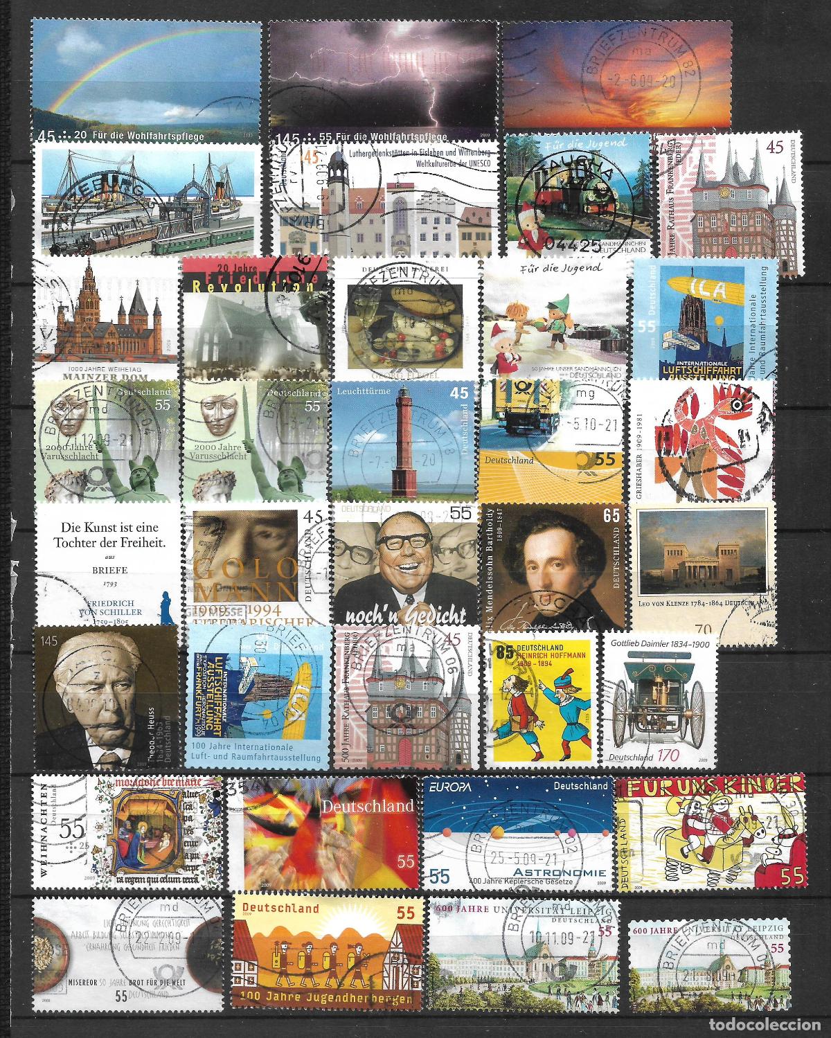 Sellos: alemania 2009 lote 35 sellos usados - 1/32