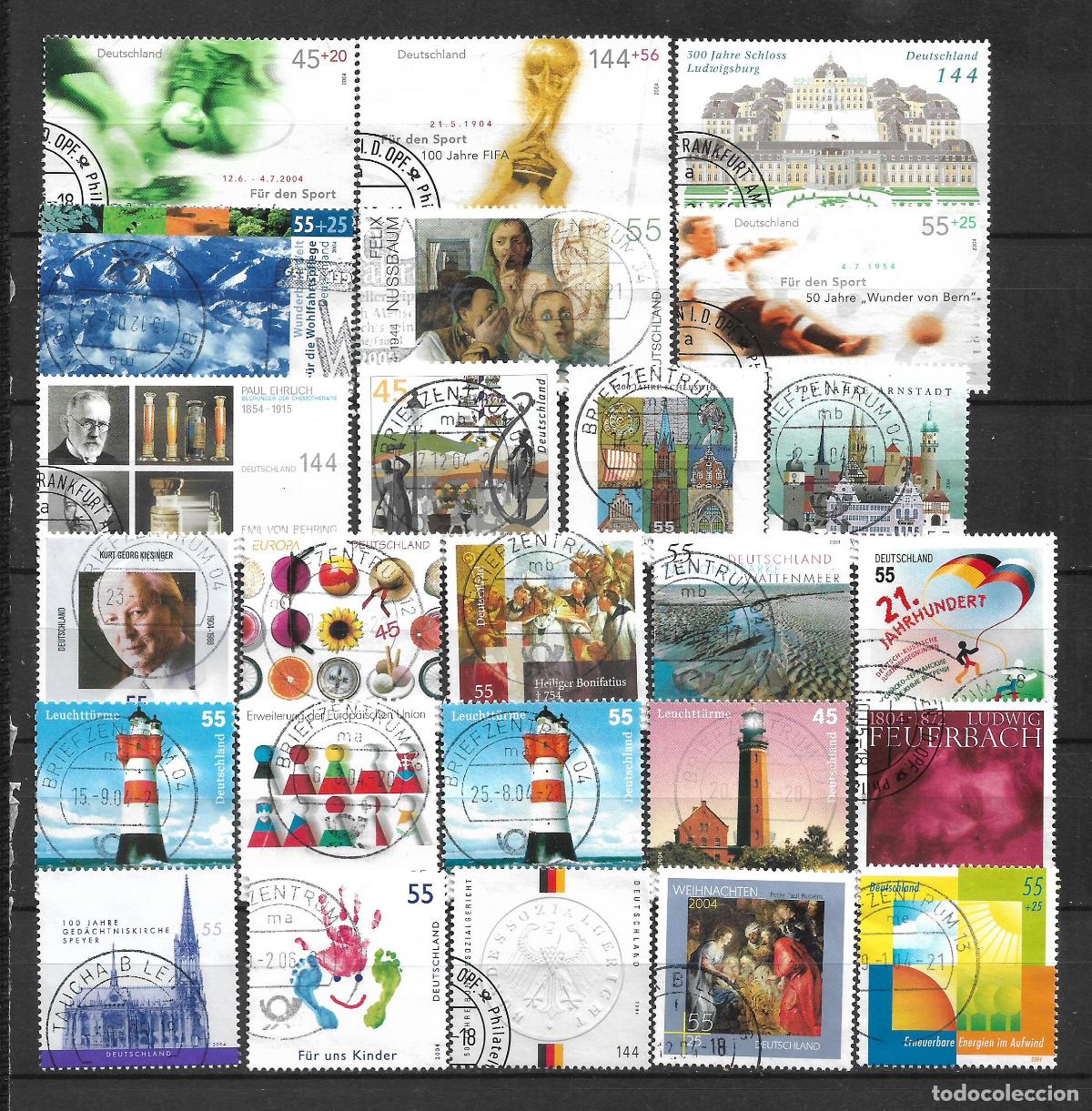 Sellos: alemania 2004 lote 25 sellos usados - 1/32