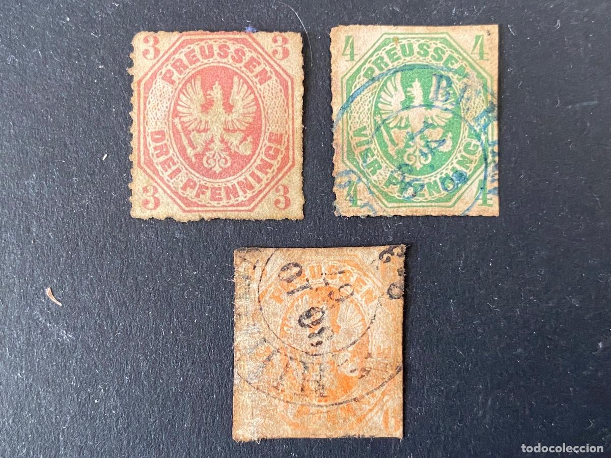 Sellos: Alemania, antiguo Estado de Prusia 1861. Serie completa