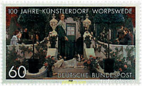 Sellos: 50188 MNH ALEMANIA FEDERAL 1989 CENTENARIO DE WORPSWEDE