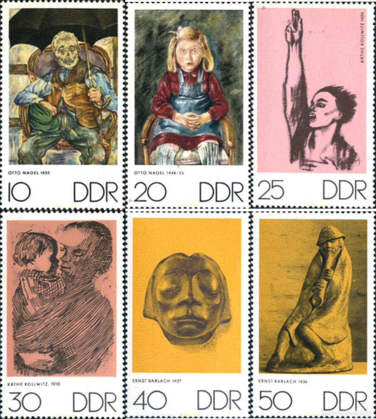 Sellos: 150697 MNH ALEMANIA DEMOCRATICA 1970 OBRAS DE ARTE