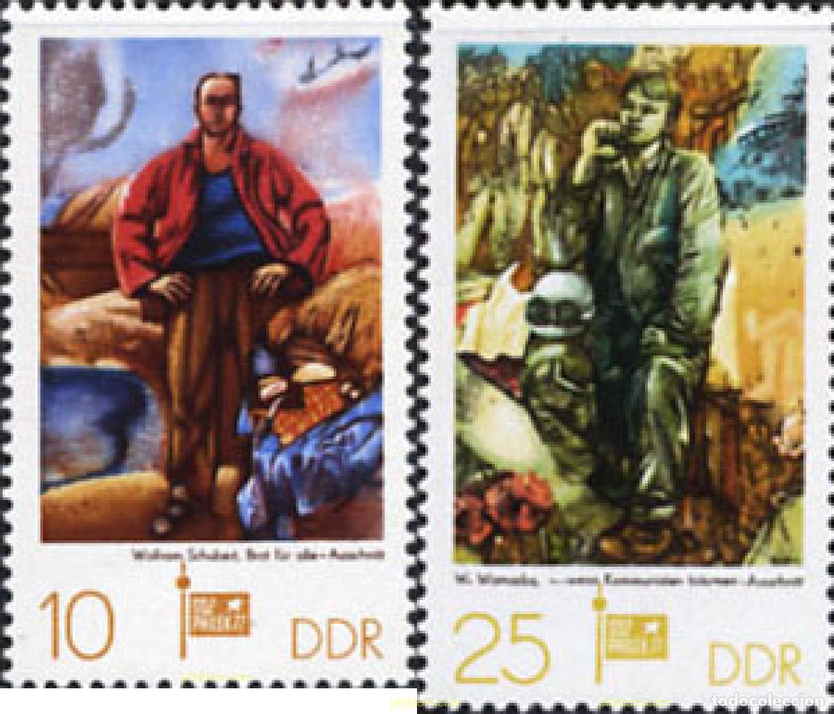 Sellos: 144785 MNH ALEMANIA DEMOCRATICA 1977 SOZPHILEX 77. EXPOSICION FILATELICA INTERNACIONAL EN BERLIN
