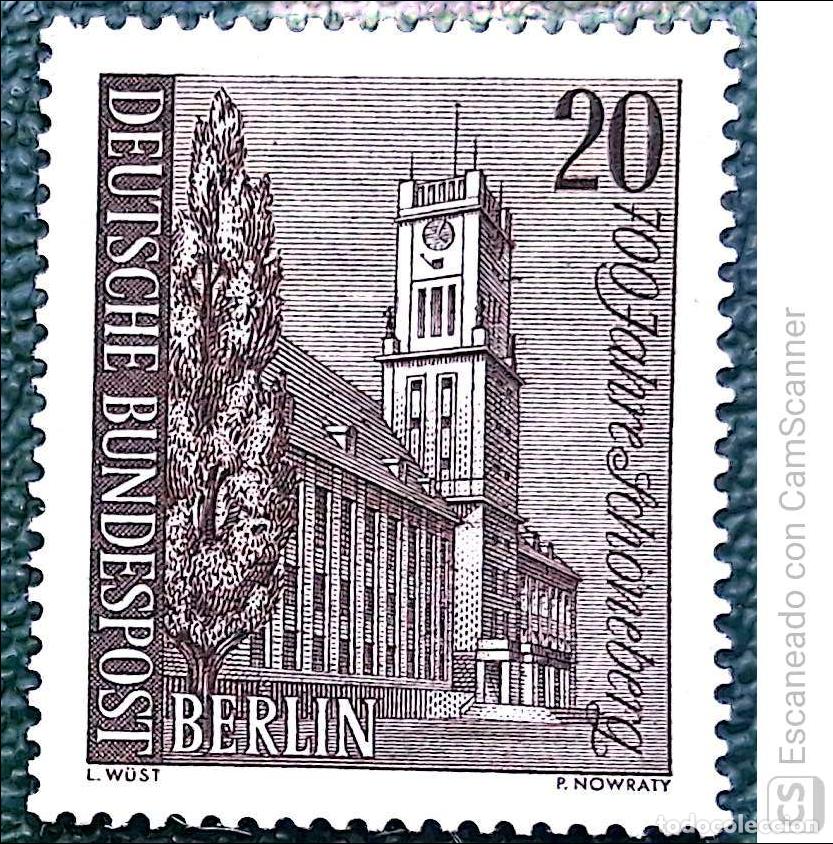 Sellos: Berl&iacute;n. 210 Aniversarios de Sch&ouml;neberg y de su Ayuntamiento. 1964. Sellos nuevos y numeraci&oacute;n Yvert.