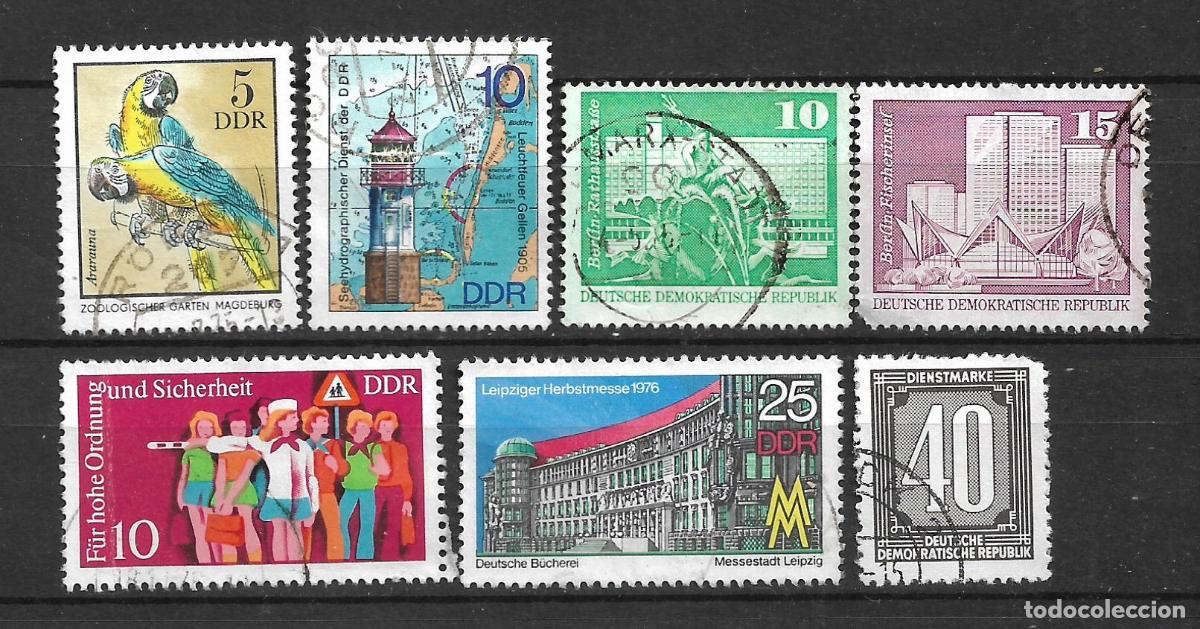 Sellos: alemania ddr lote 7 sellos usado - 1/1