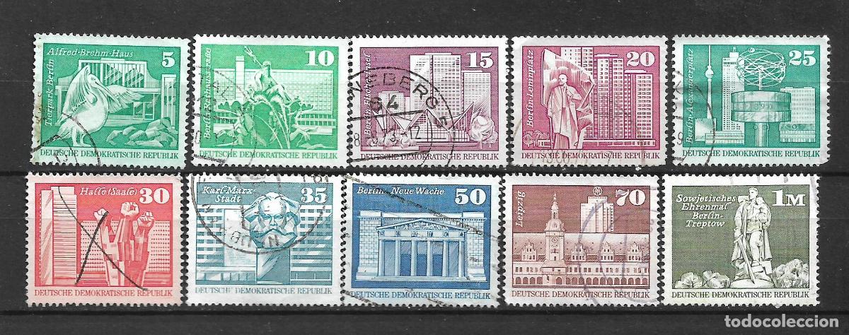 Sellos: alemania ddr lote 10 sellos usado - 1/12