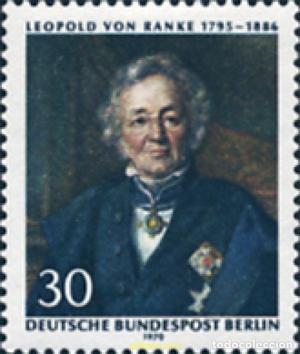 Sellos: 131037 MNH ALEMANIA. Berl&iacute;n 1970 175 ANIVERSARIO DEL NACIMIENTO DE LEOPOLD VON RANKE