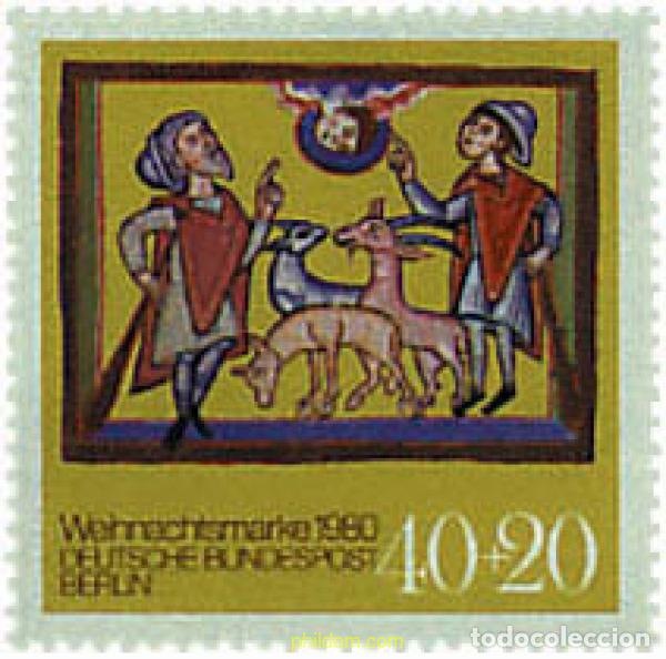 Sellos: 64724 MNH ALEMANIA. Berl&iacute;n 1980 NAVIDAD