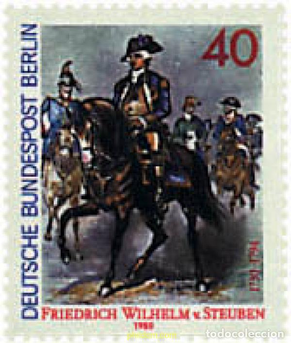 Sellos: 64723 MNH ALEMANIA. Berl&iacute;n 1980 250 ANIVERSARIO DEL GENERAL FRIEDRICK WILHELM