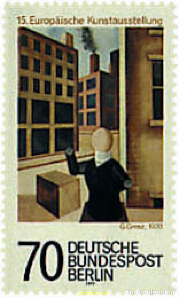 Sellos: 64699 MNH ALEMANIA. Berl&iacute;n 1977 15 EXPOSICION DE ARTE EUROPEO, EN BERLIN