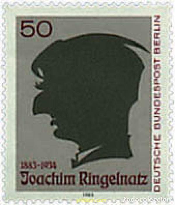 Sellos: 64762 MNH ALEMANIA. Berl&iacute;n 1983 CENTENARIO DEL NACIMIENTO DE JOACHIM RINGELNATZ