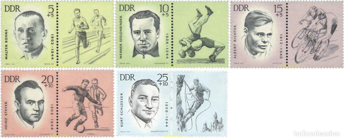 Sellos: 80344 MNH ALEMANIA DEMOCRATICA 1963 DEPORTES