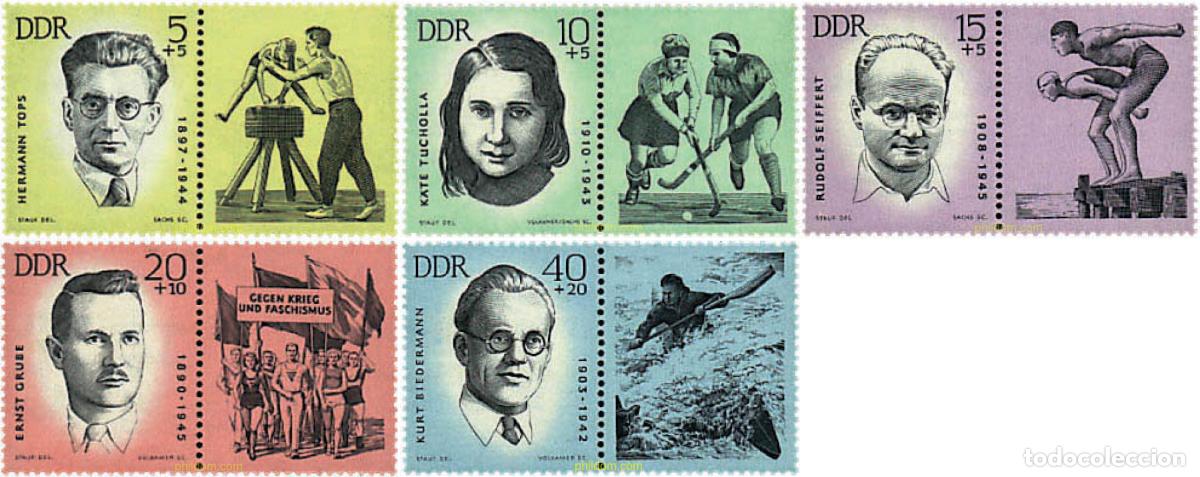 Sellos: 80345 MNH ALEMANIA DEMOCRATICA 1963 DEPORTES