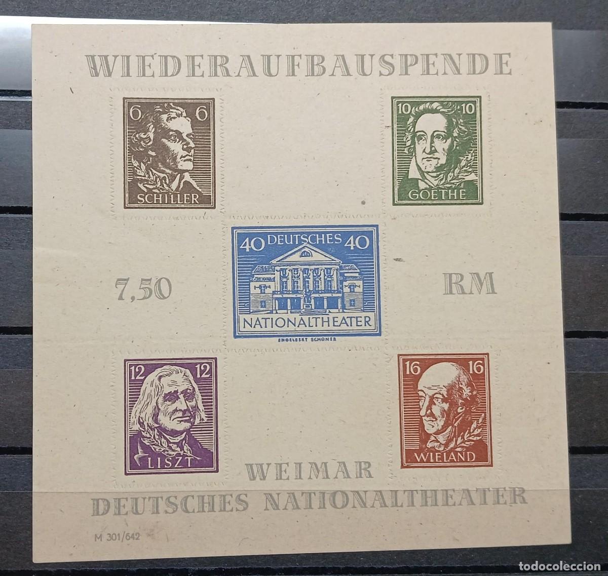 Sellos: Ocupaci&oacute;n sovi&eacute;tica de Alemania Th&uuml;ringen 1946