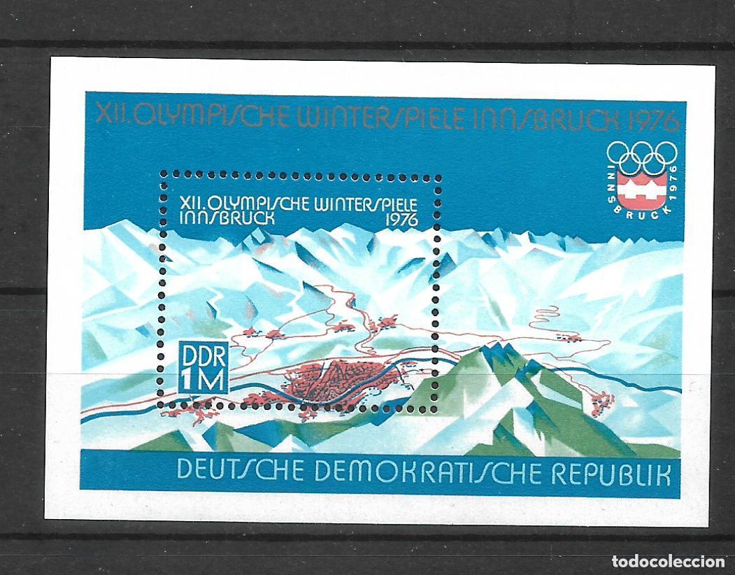 Sellos: alemania ddr 1975 hoha bloque 43 ** mnh 2.50&euro;- 29/12