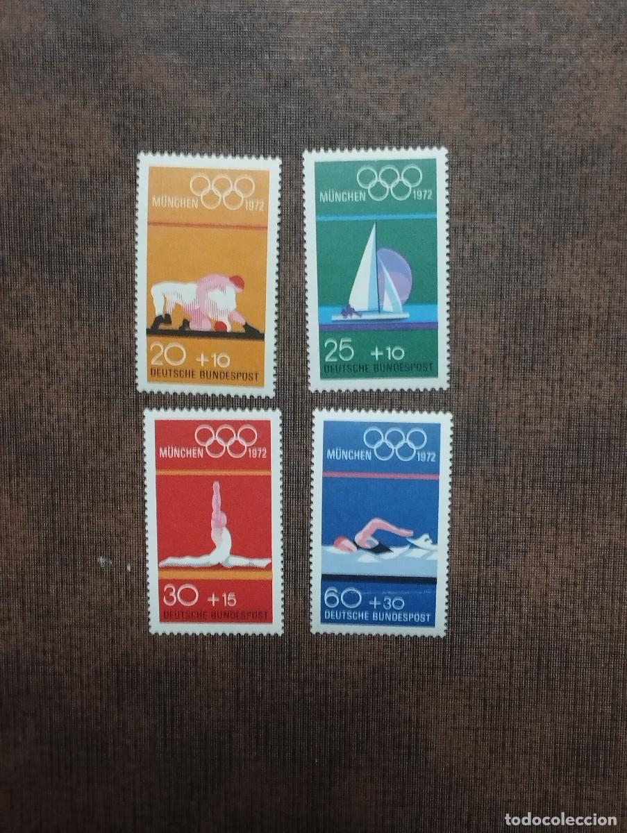 Sellos: 20.08/ Alemania Federal.1972. Serie completa en nuevo
