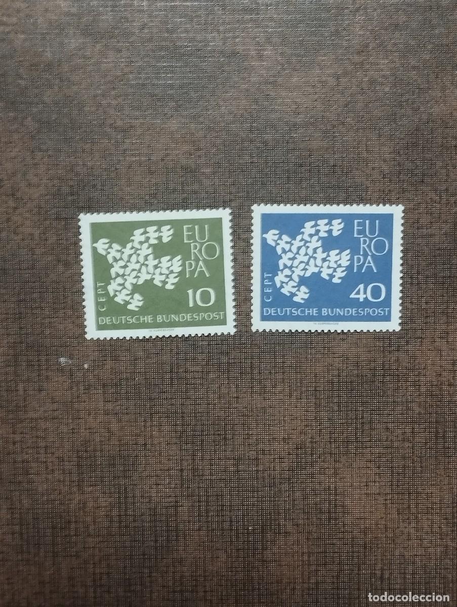 Sellos: 20.08/ Alemania Federal.1961. Serie completa en nuevo