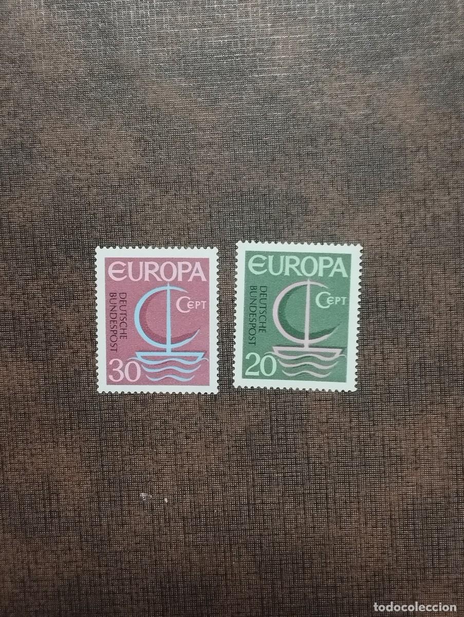Sellos: 20.08/ Alemania Federal. 1966. Serie completa en nuevo