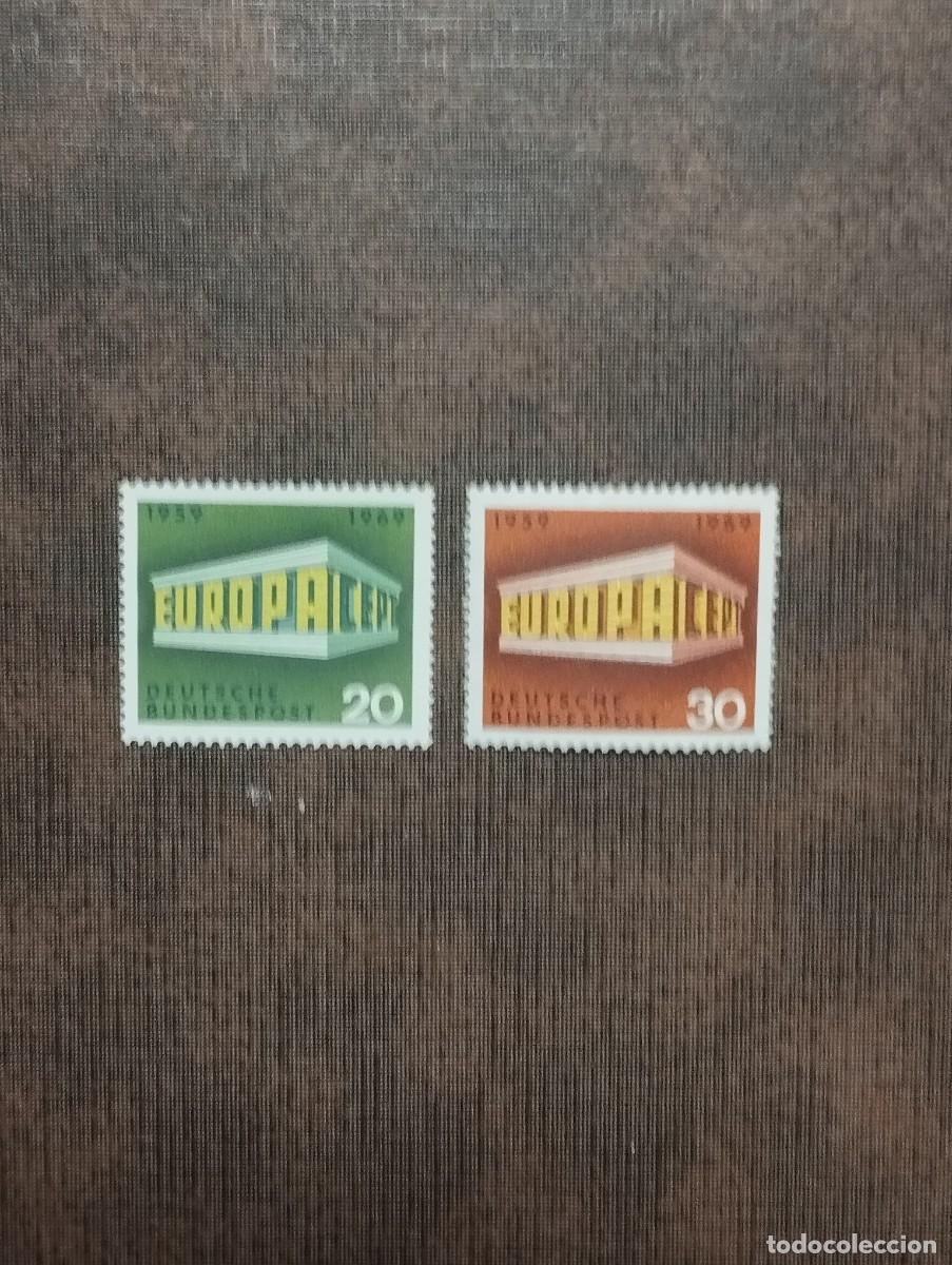 Sellos: 20.08/ Alemania Federal.1969. Serie completa en nuevo