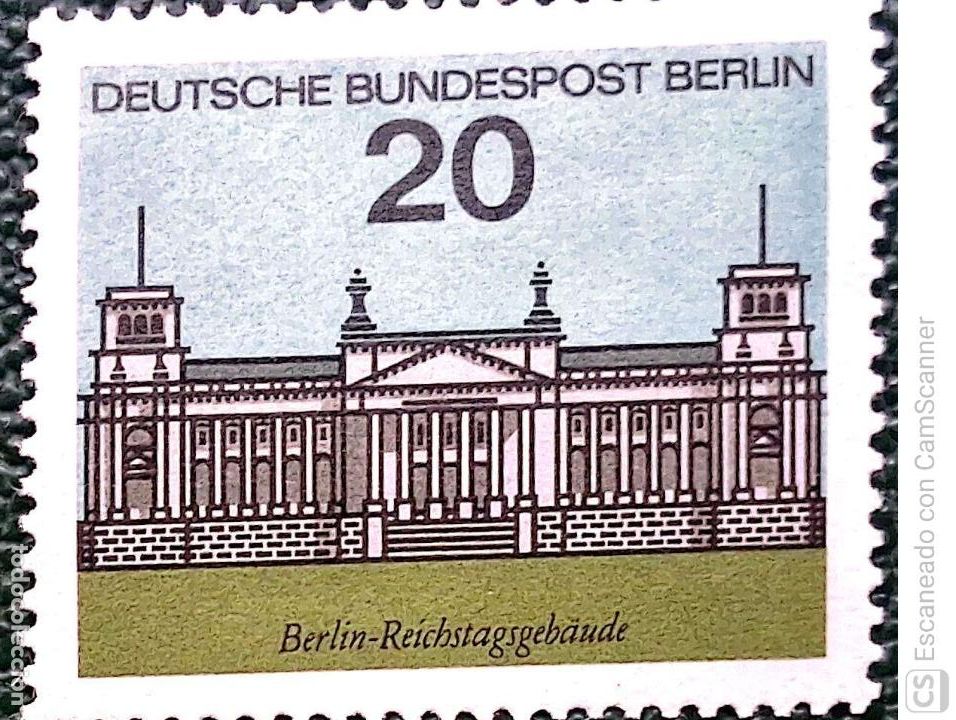 Sellos: Berl&iacute;n. 213 Nuevo Reichstag. 1964. Sellos nuevos y numeraci&oacute;n Yvert.