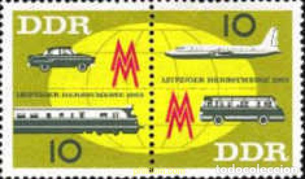 Sellos: 6564 MNH ALEMANIA DEMOCRATICA 1963 FERIA DE OTO&Ntilde;O DE LEIPZIG