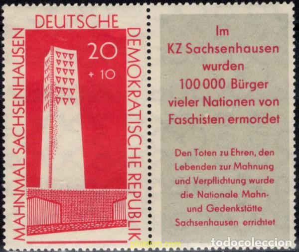 Sellos: 793434 MNH ALEMANIA DEMOCRATICA 1960 MONUMENTO DE SACHSENHAUSEN