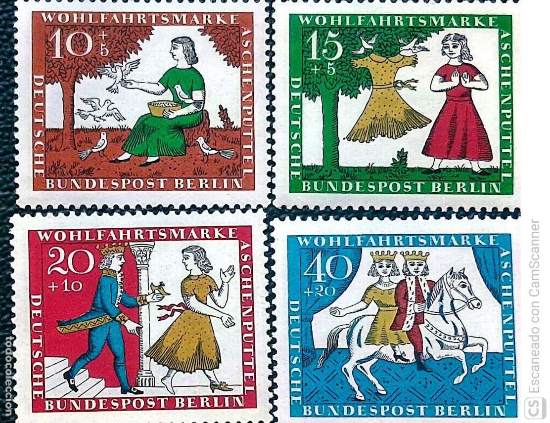 Sellos: Berlin. 242/455 Escenas de la Cenicienta. Cuento Infantil. 1965. Sellos nuevos y numeraci&oacute;n Yvert.