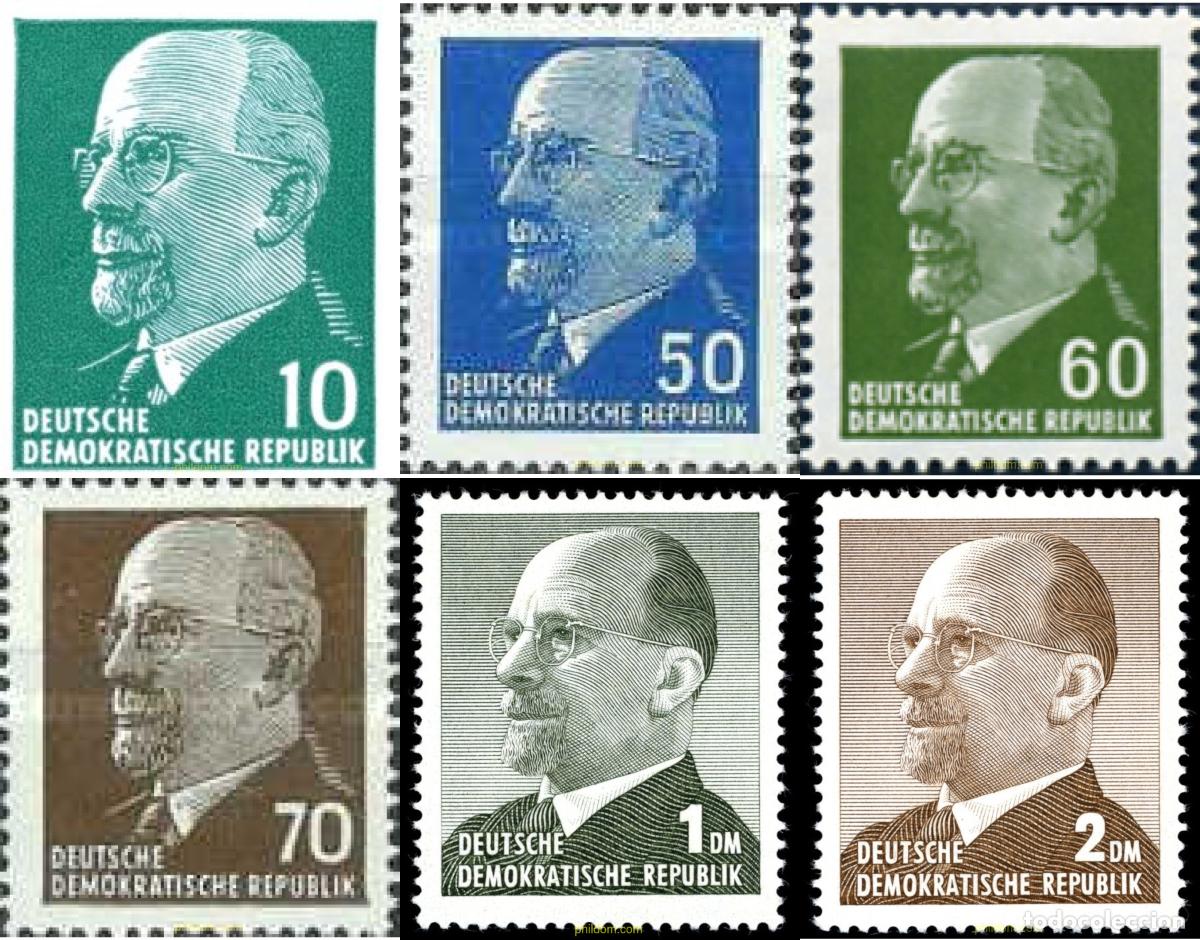 Sellos: 793449 MNH ALEMANIA DEMOCRATICA 1961 PRESIDENTE WALTER ULBRICHT