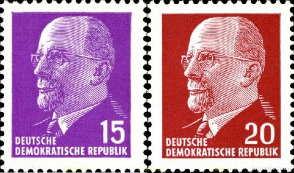 Sellos: 793448 MNH ALEMANIA DEMOCRATICA 1961 PRESIDENTE WALTER ULBRICHT