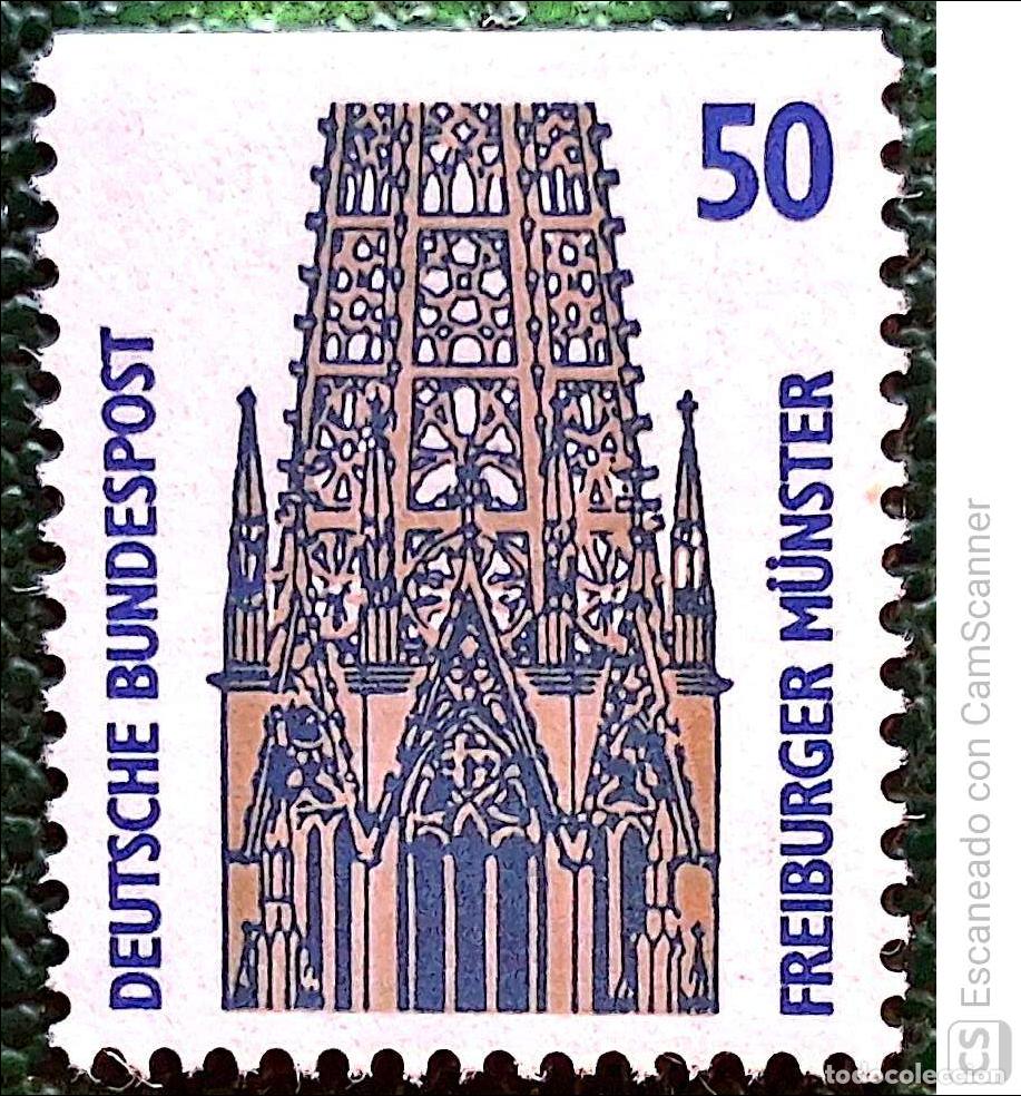 Sellos: Berl&iacute;n. 751 Curiosidades: Catedral de Friburgo. 1987. Sellos nuevos y numeraci&oacute;n Yvert.
