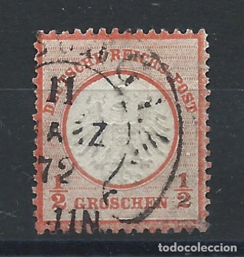 Sellos: Allemagne Empire N&deg;3 Obl (FU) 1872 - Blason