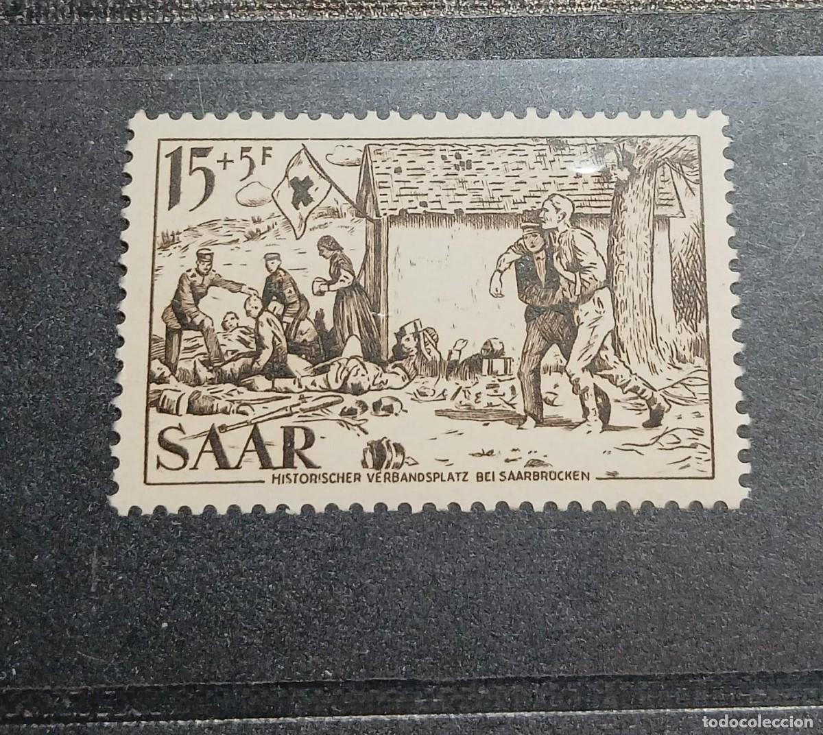 Sellos: SAAR 1956 MNH Saarland
