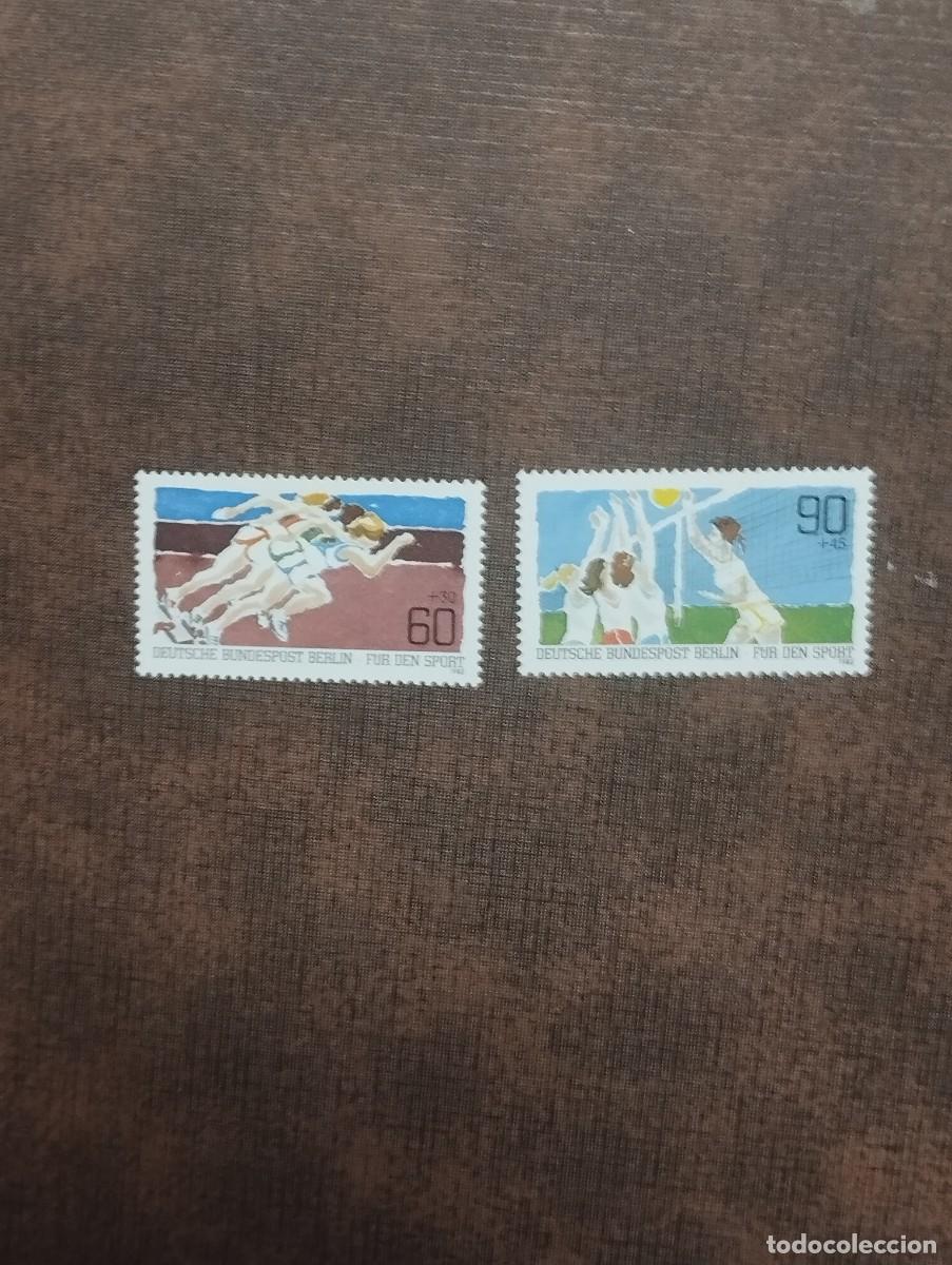 Sellos: 22/8/26. Alemania Berl&iacute;n. 1982. Serie completa en nuevo