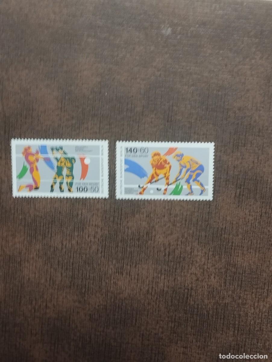 Sellos: 22/8/26. Alemania Berl&iacute;n. 1989. Serie completa en nuevo