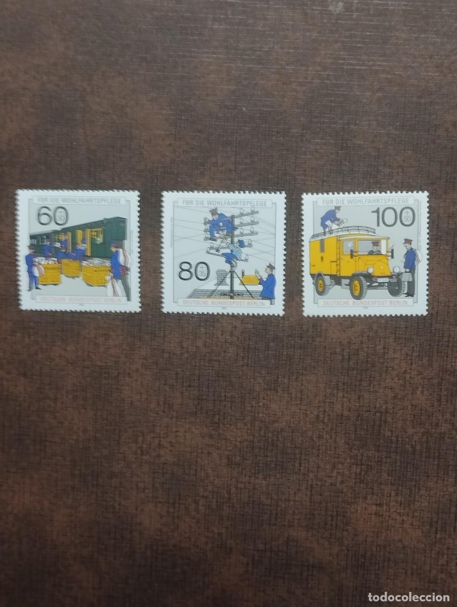 Sellos: 22/8/26. Alemania Berl&iacute;n.1990. Serie completa en nuevo