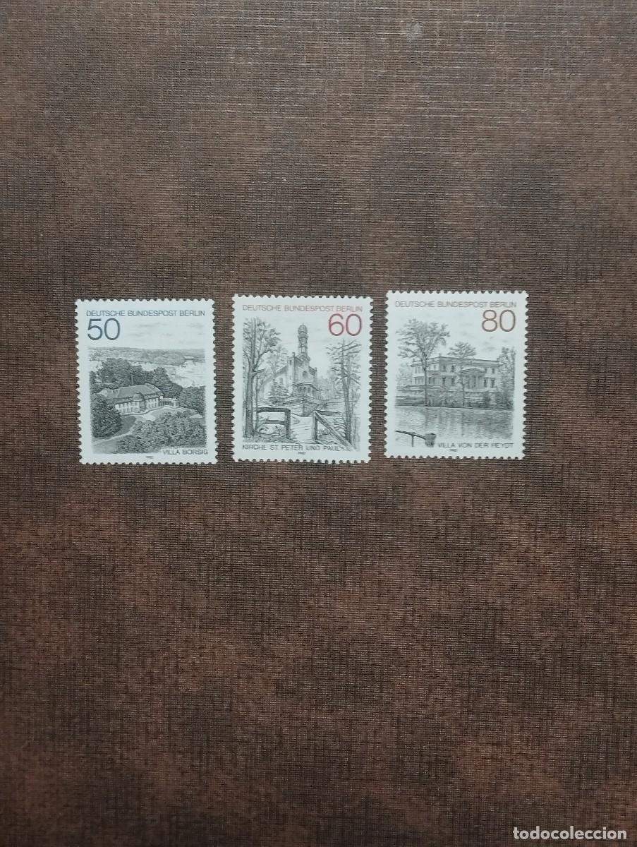 Sellos: 22/8/26. Alemania Berl&iacute;n.1982. Serie completa en nuevo