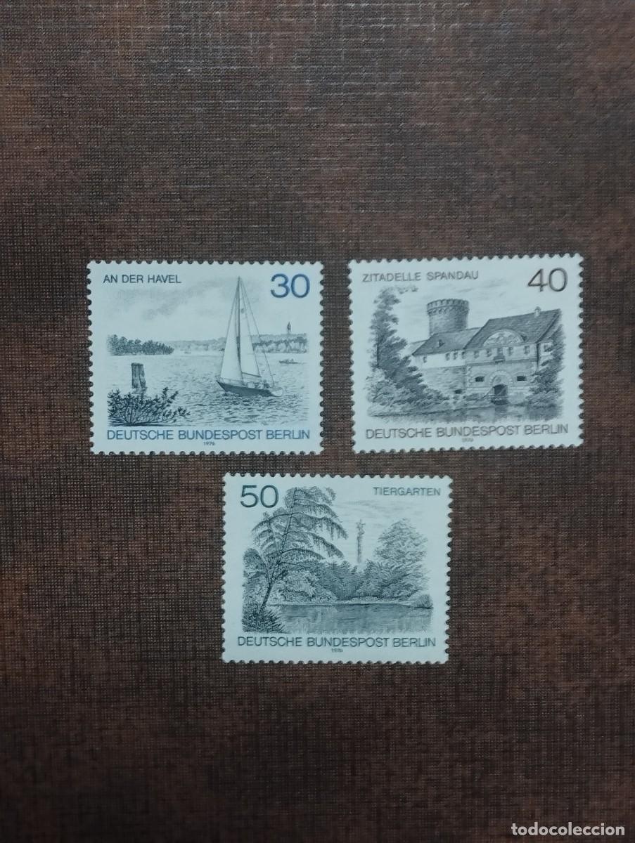 Sellos: 22/8/26. Alemania Berl&iacute;n.1976. Serie completa en nuevo