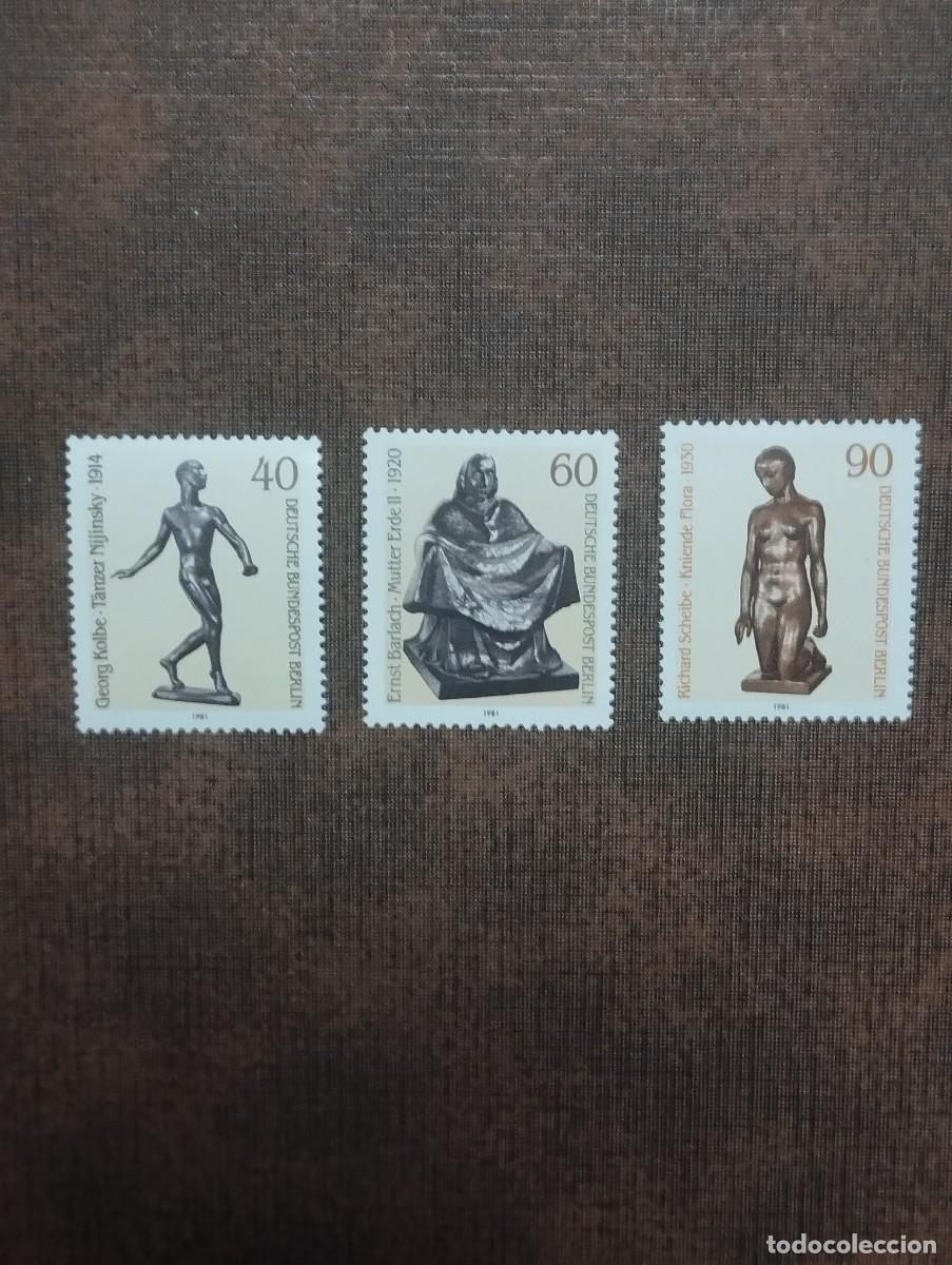 Sellos: 22/8/26. Alemania Berl&iacute;n.1981. Serie completa en nuevo