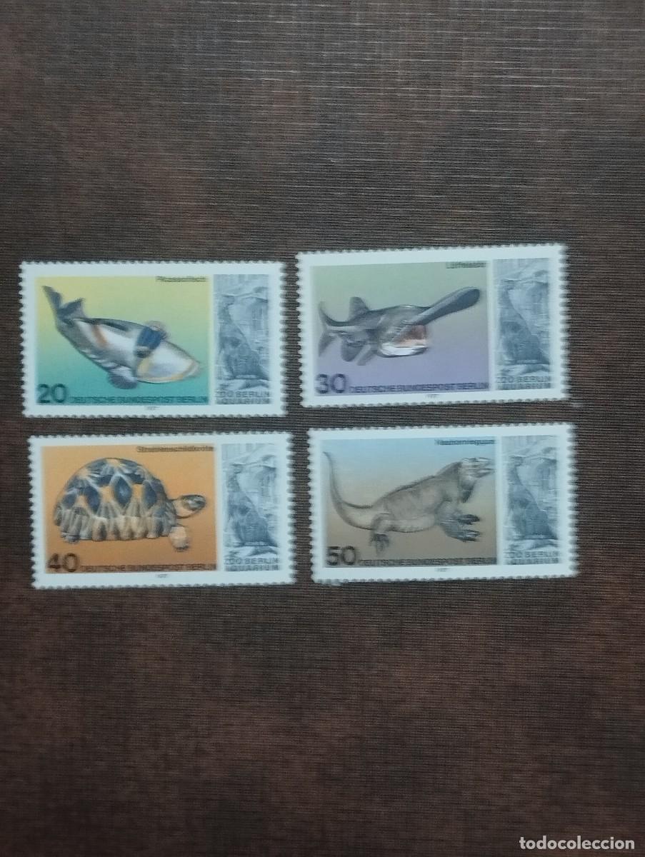 Sellos: 22/8/26. Alemania Berl&iacute;n.1977. Serie completa en nuevo