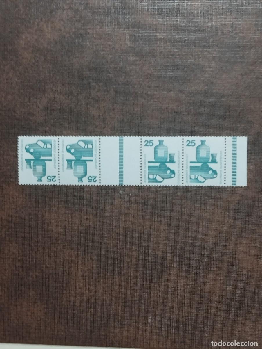 Sellos: 22/8/26. Alemania Federal.1971.Tet-besh. 25of sellos en nuevo