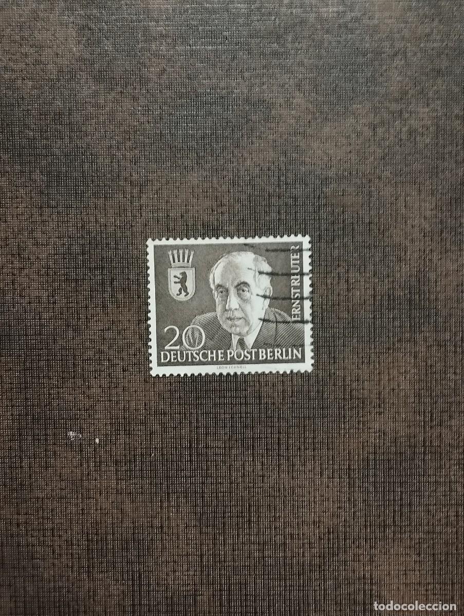 Sellos: 22/8/26. Alemania Berl&iacute;n. 1954. 20pf. Serie completa en usado