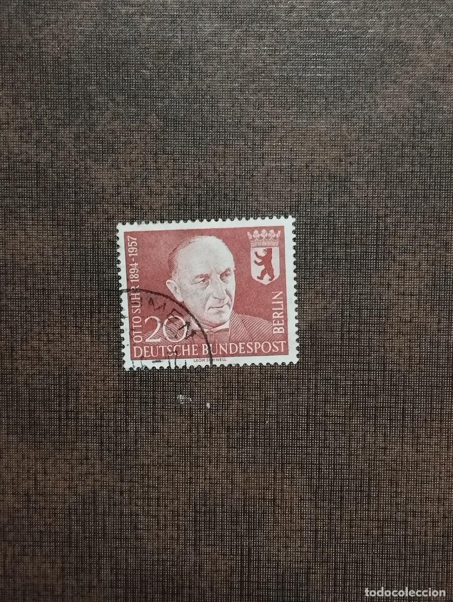 Sellos: 22/8/26. Alemania Berl&iacute;n.1958. 20pf. Serie completa en usado