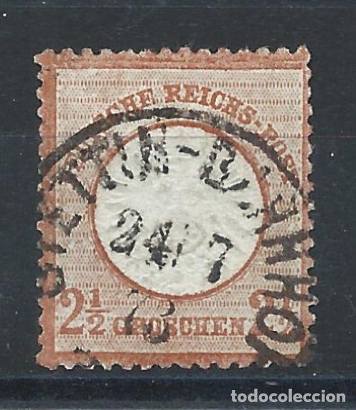 Sellos: Allemagne Empire N&deg;18 Obl (FU) 1872 - Blason