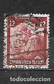 Sellos: 1935: Reanexi&oacute;n del Sarre 12pf (usado)